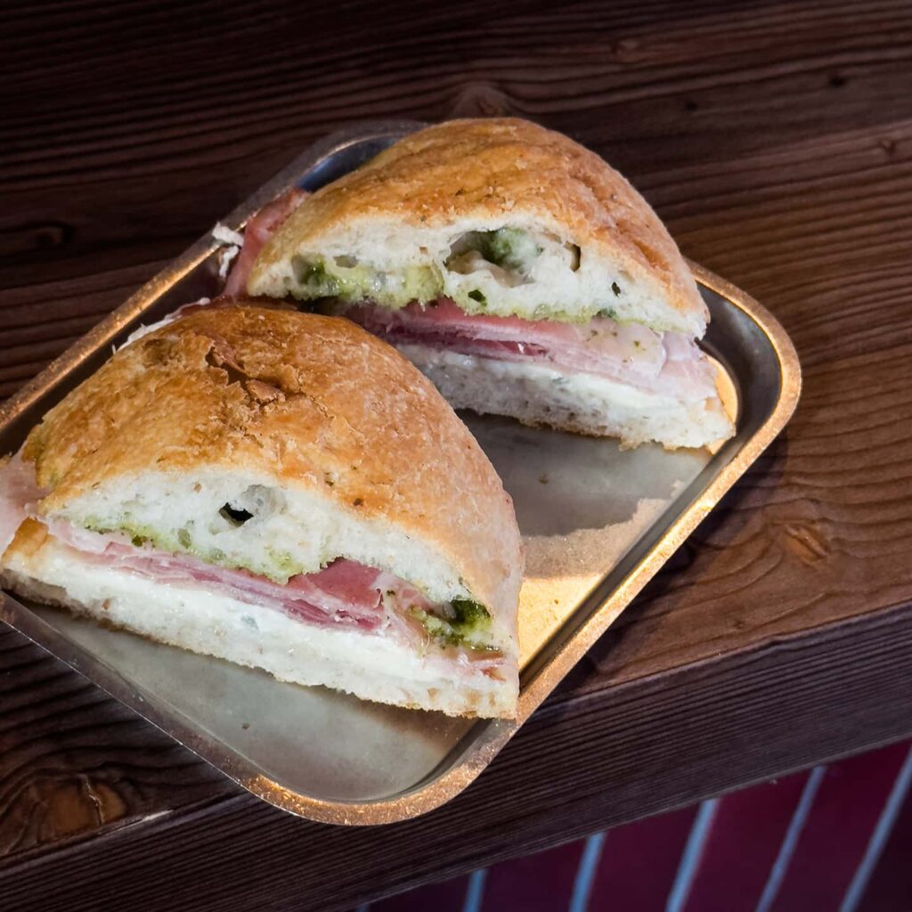 Sandwich al prosciutto
