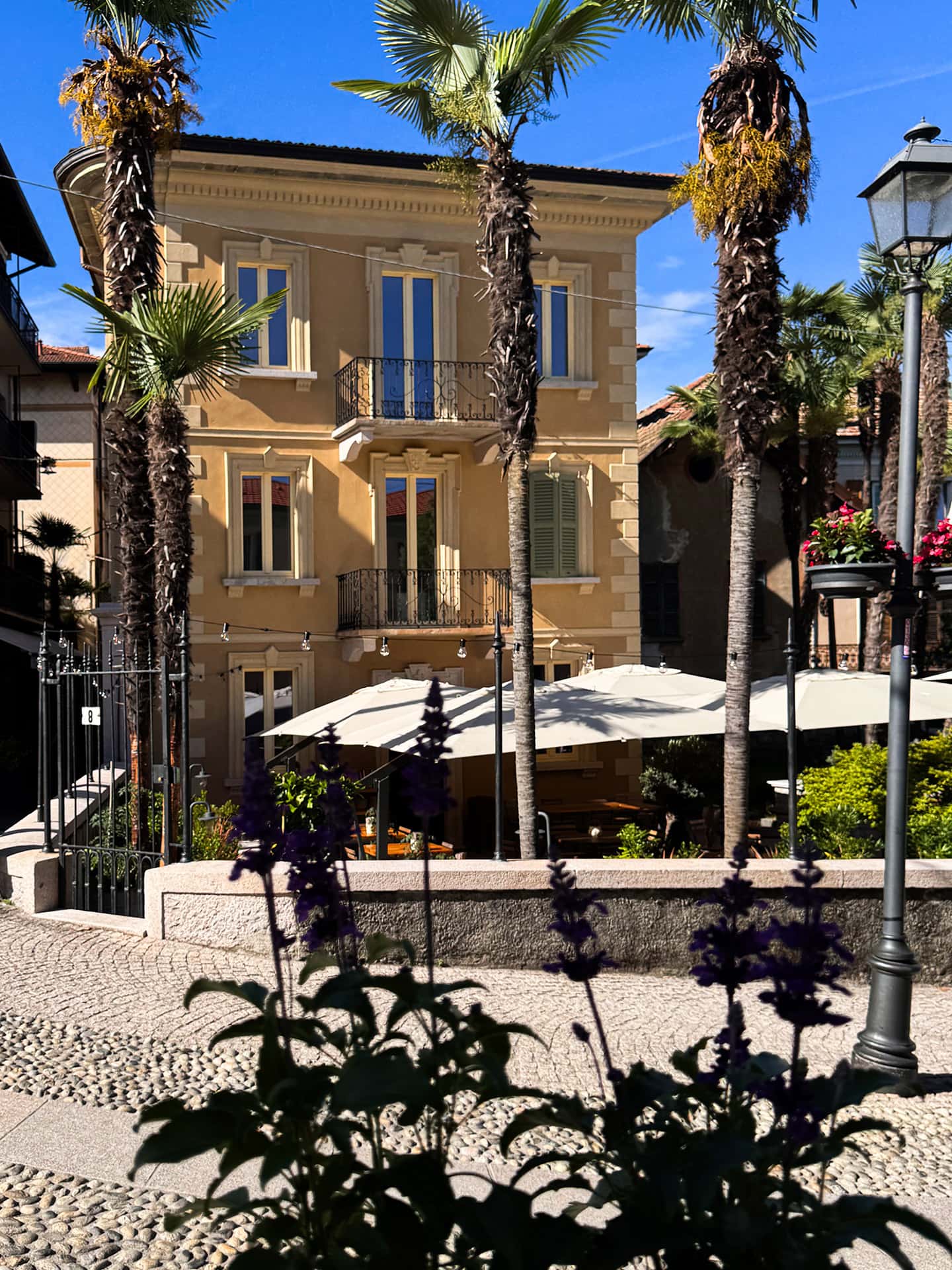 Giardino della villa di Commestibili a Tavola
